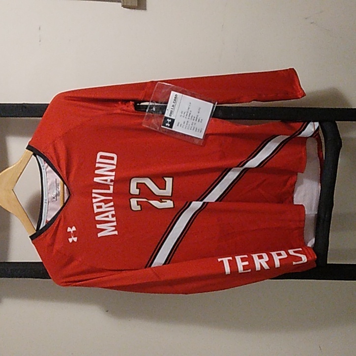 Women's Under Armour Maryland Terps Volleyball Jersey Nwt